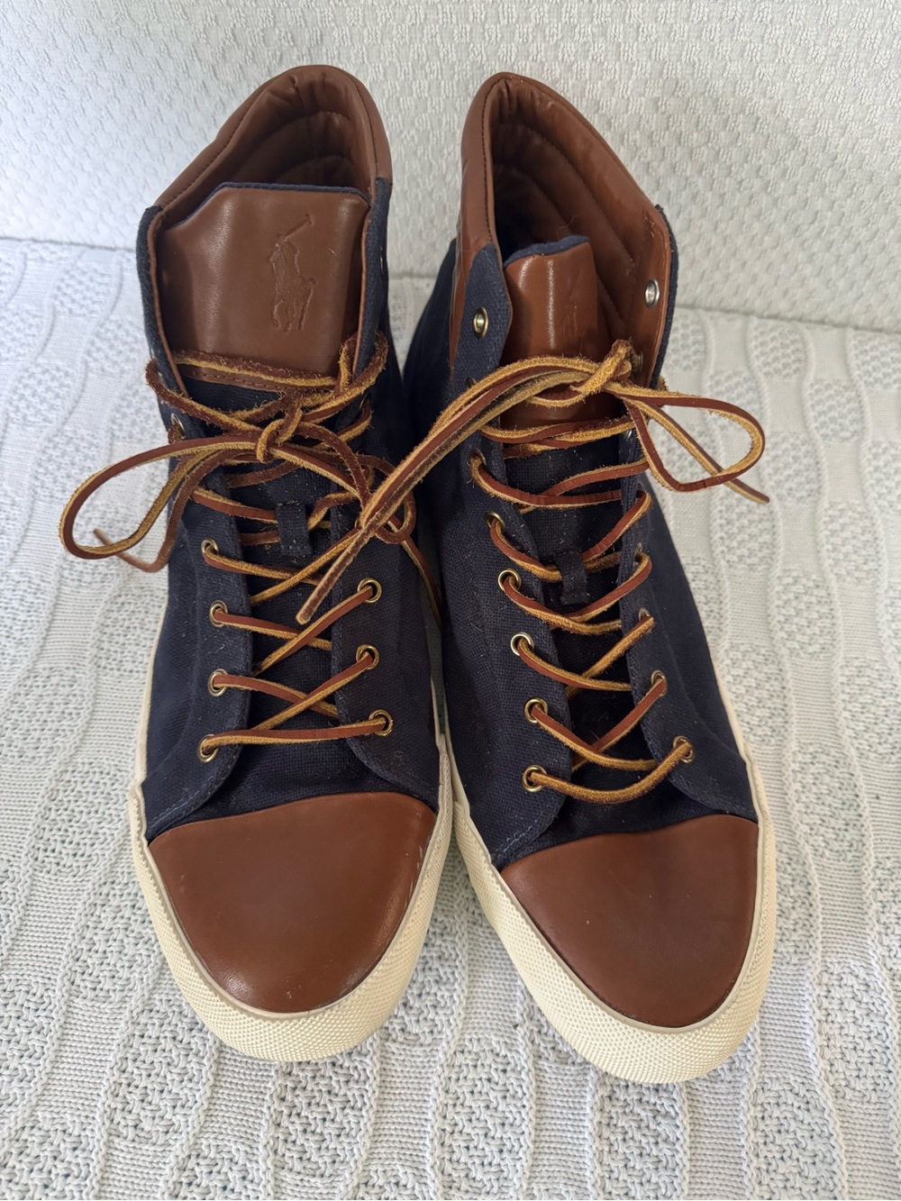 Polo Ralph Lauren Geffron EUC men’s high top sneakers